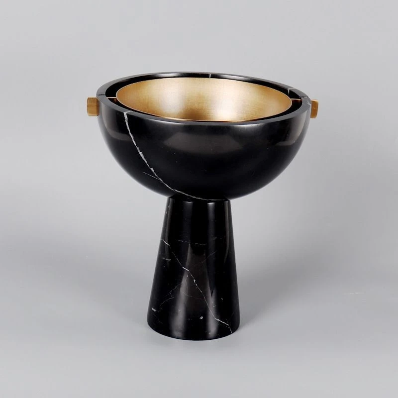 marble fruit bowl Black2